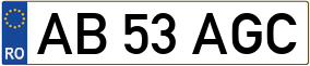 Truck License Plate